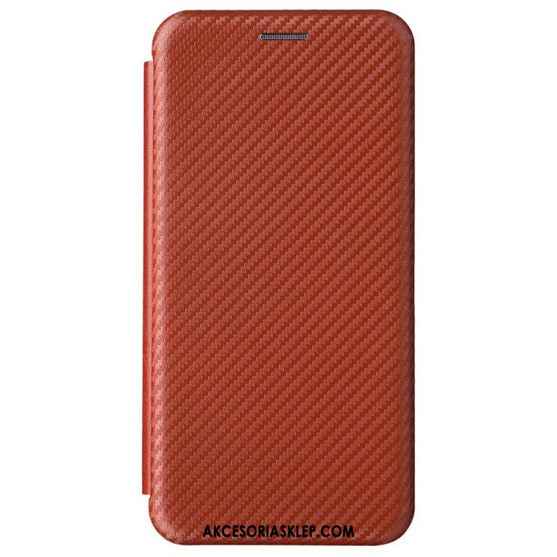 Etui Na Telefon do Samsung Galaxy S22 5G Etui Folio Włókno Węglowe