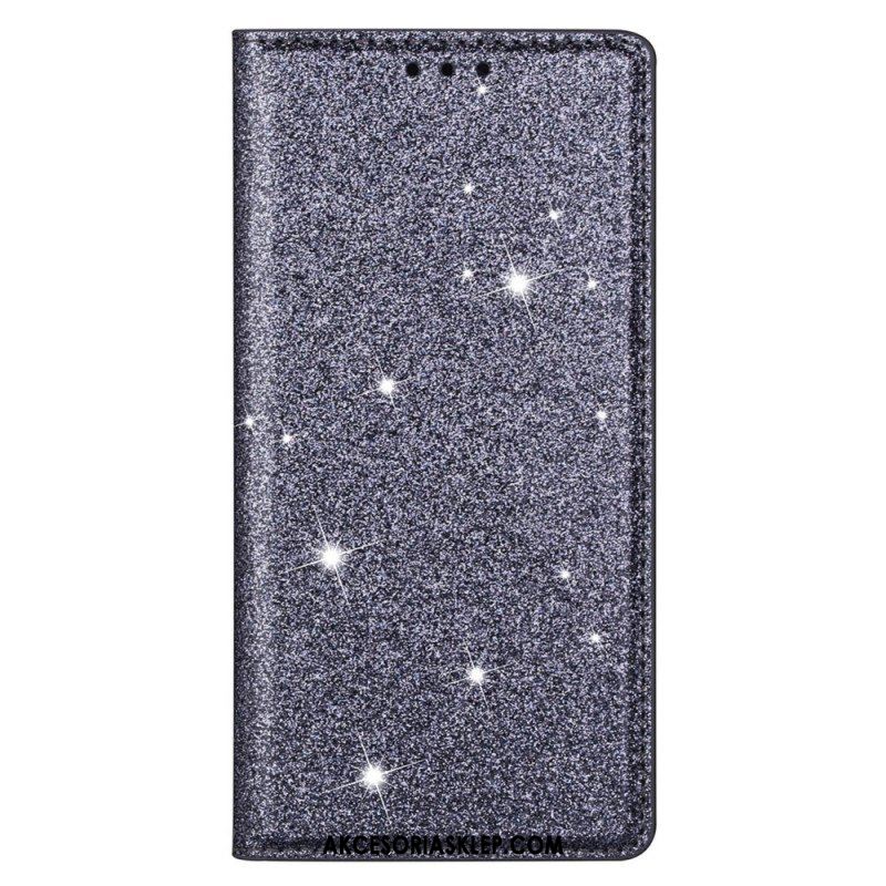 Etui Na Telefon do Samsung Galaxy S22 Plus 5G Etui Folio Cekinowy Styl