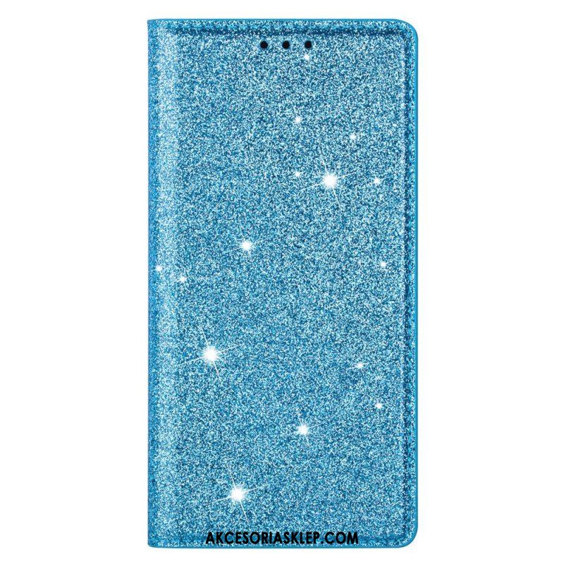 Etui Na Telefon do Samsung Galaxy S22 Ultra 5G Etui Folio Cekinowy Styl