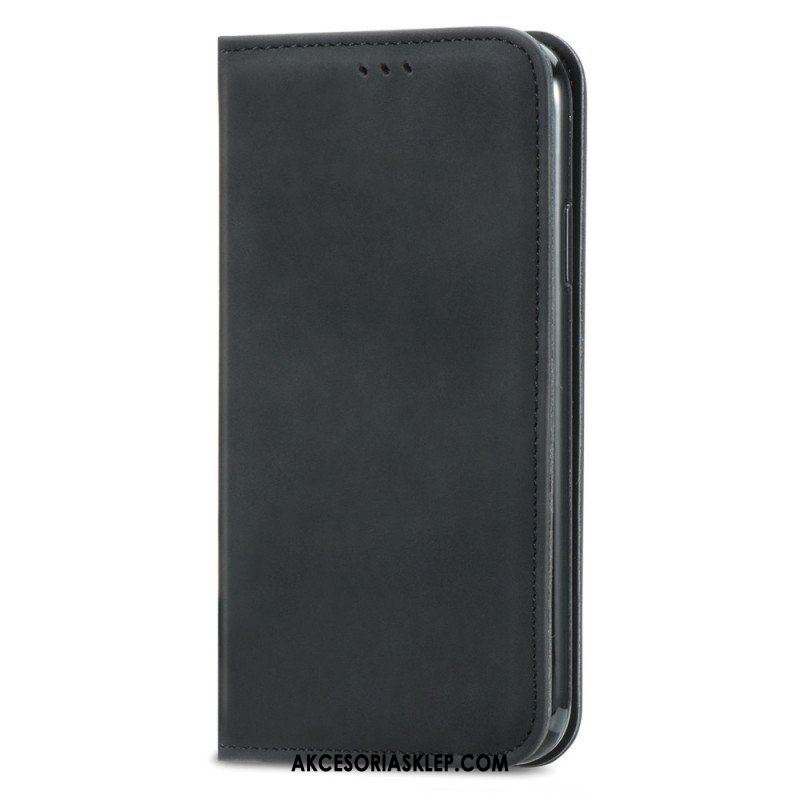 Etui Na Telefon do Samsung Galaxy S22 Ultra 5G Etui Folio Dotyk Skóry