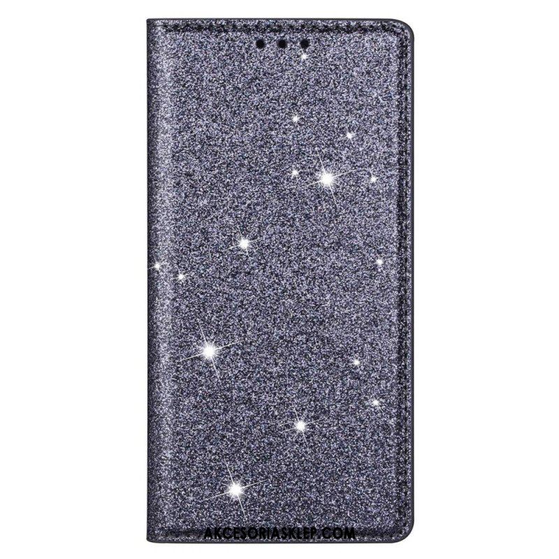 Etui Na Telefon do Samsung Galaxy S23 Plus 5G Etui Folio Cekinowy Styl