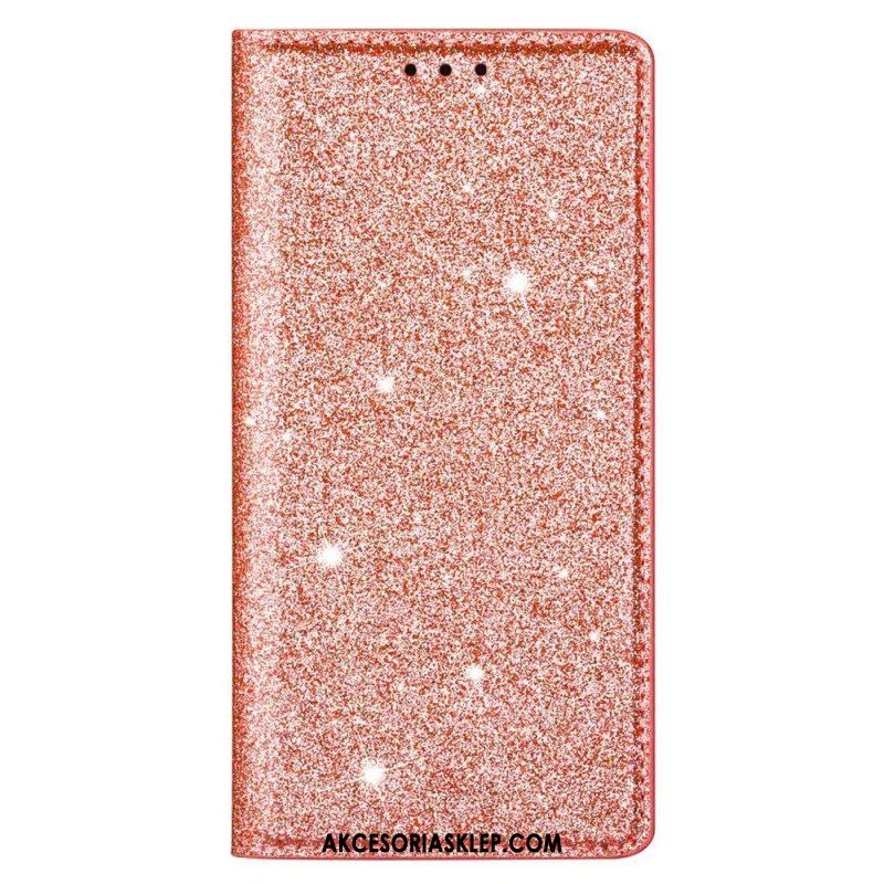 Etui Na Telefon do Samsung Galaxy S23 Plus 5G Etui Folio Cekinowy Styl