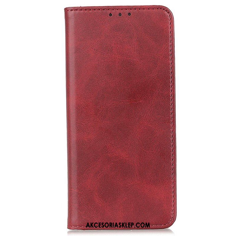 Etui Na Telefon do Samsung Galaxy S23 Plus 5G Etui Folio Dwoina Skóry