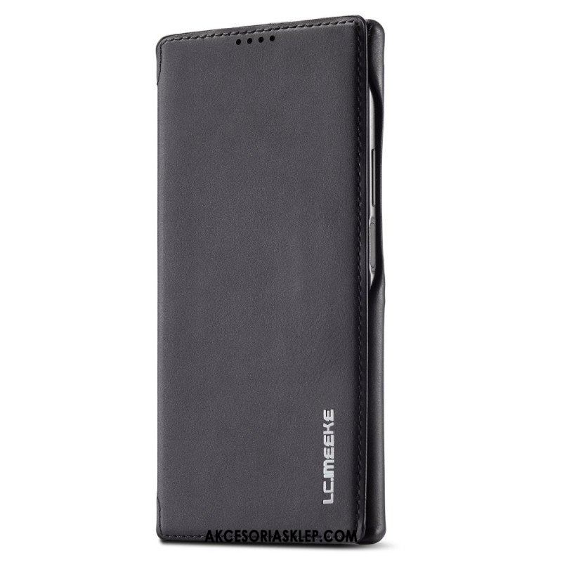 Etui Na Telefon do Samsung Galaxy S23 Ultra 5G Etui Folio Efekt Skóry Lc.imeeke Efekt Skóry