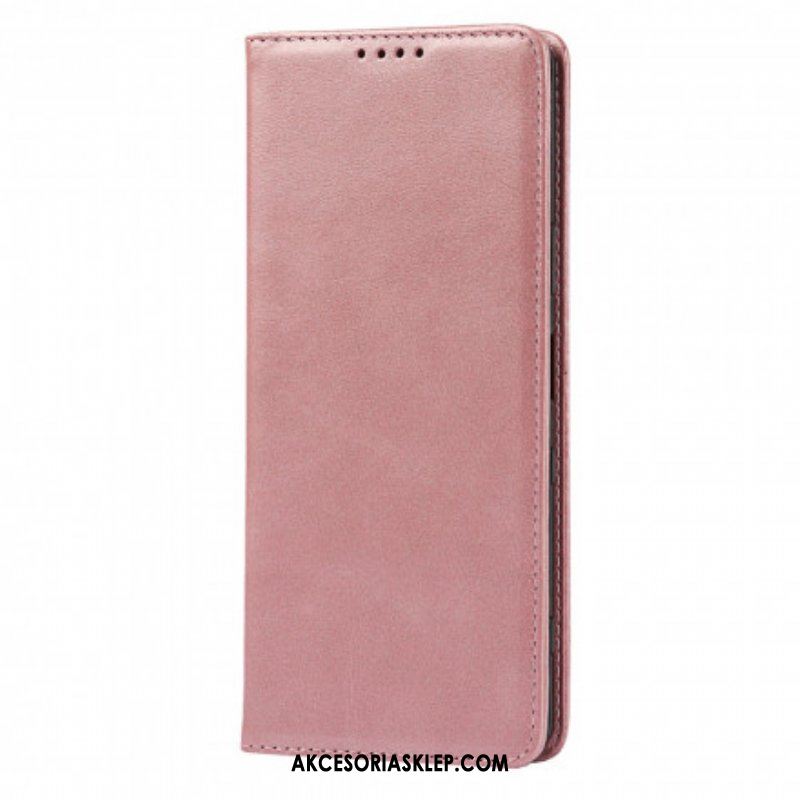 Etui Na Telefon do Sony Xperia 1 III Etui Folio Klasyczna Skóra Naturalna