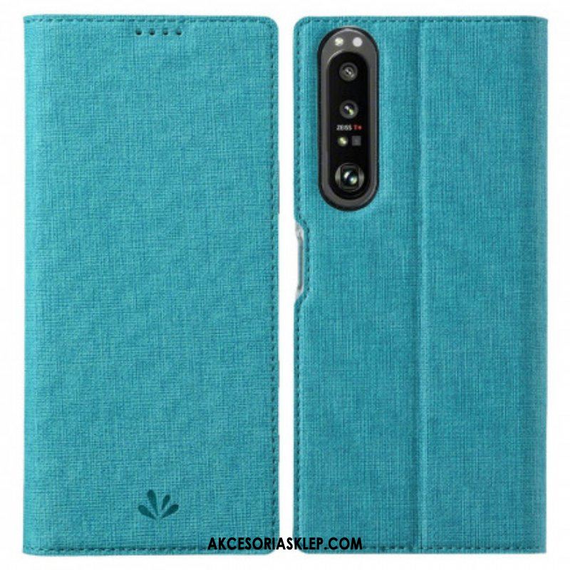 Etui Na Telefon do Sony Xperia 1 III Etui Folio Teksturowany Vili Dmx