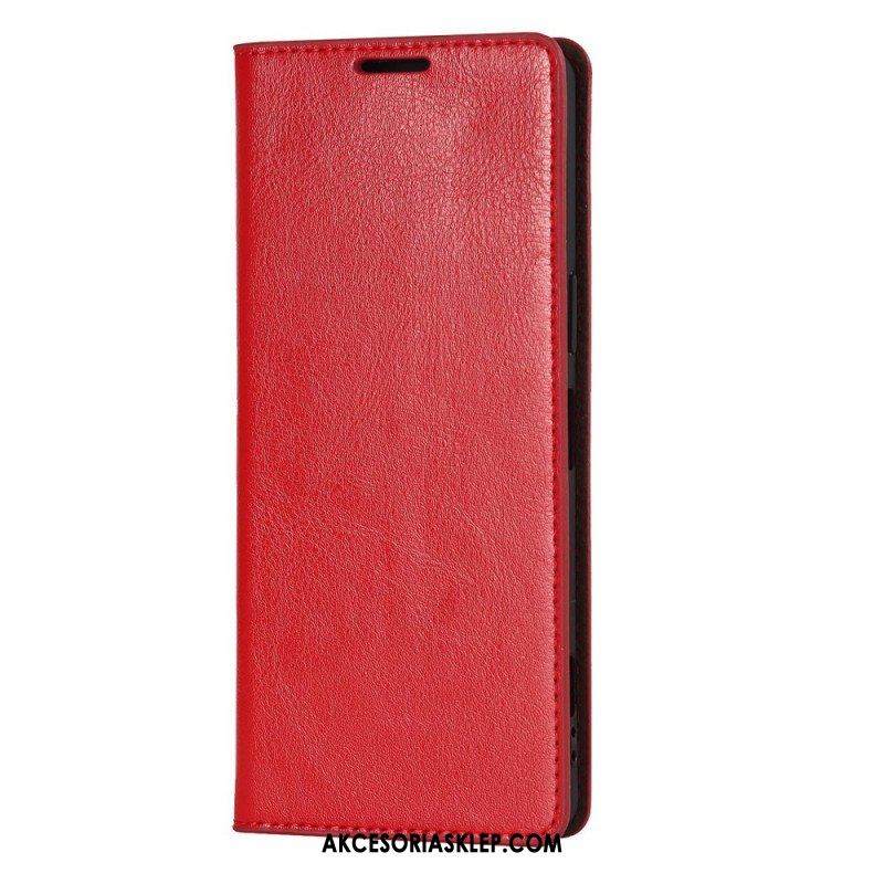 Etui Na Telefon do Sony Xperia 1 IV Etui Folio Prawdziwa Skóra