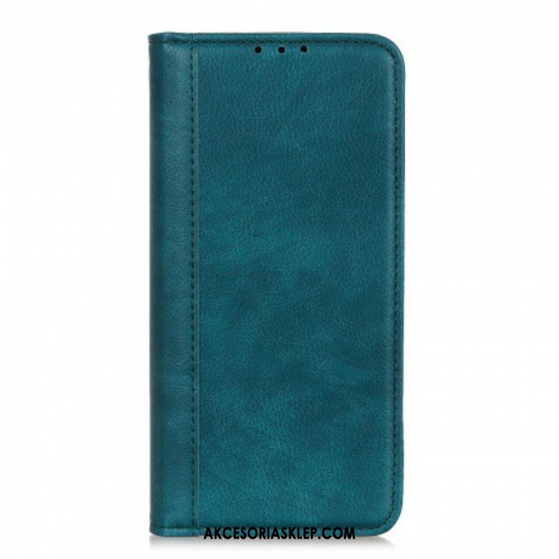 Etui Na Telefon do Sony Xperia 5 III Etui Folio Elegancka Dwoina Skóry Liczi