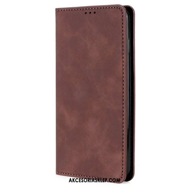 Etui Na Telefon do Sony Xperia 5 IV Etui Folio Elegancka Sztuczna Skóra