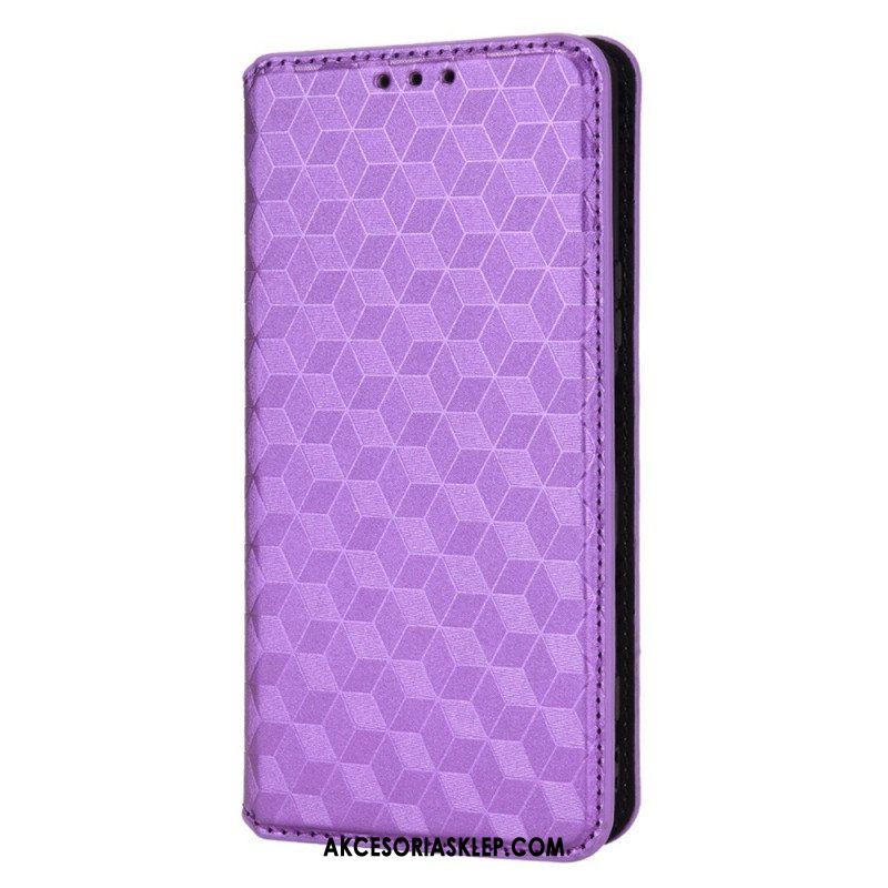 Etui Na Telefon do Sony Xperia 5 IV Etui Folio Tekstura 3d