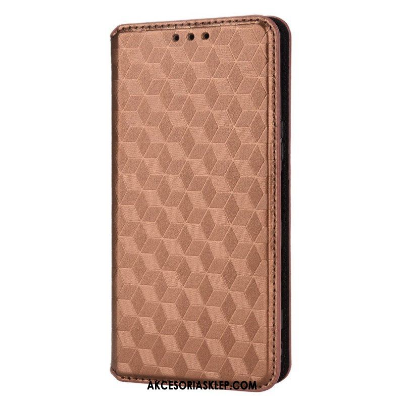 Etui Na Telefon do Sony Xperia 5 IV Etui Folio Tekstura 3d