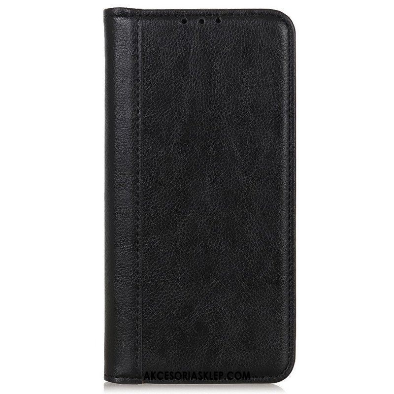 Etui Na Telefon do Sony Xperia Pro-I Etui Folio Elegancka Dwoina Skóry Liczi