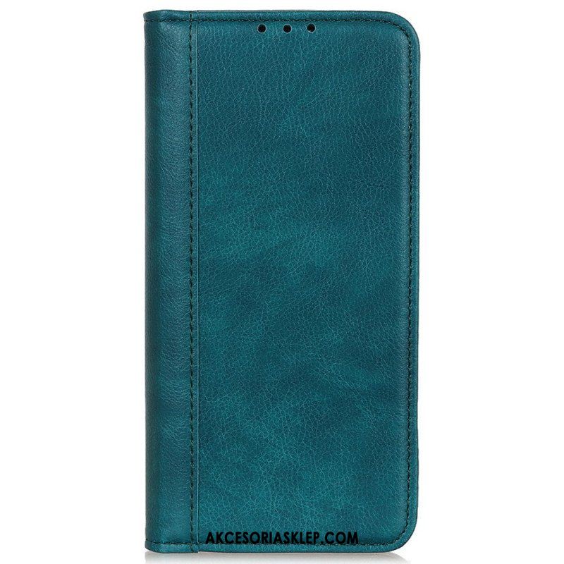 Etui Na Telefon do Sony Xperia Pro-I Etui Folio Elegancka Dwoina Skóry Liczi