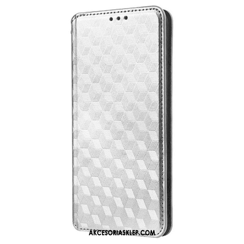 Etui Na Telefon do Vivo Y16 Etui Folio Tekstura 3d