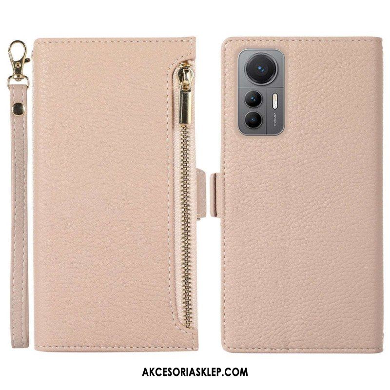 Etui Na Telefon do Xiaomi 12 Lite Etui Folio Przednia Kieszeń I Smycz