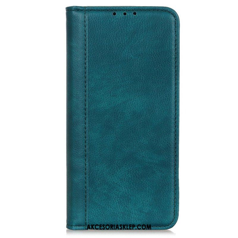 Etui Na Telefon do Xiaomi 13 Lite Etui Folio Kolorowa Wersja Skóry Dwoinowej