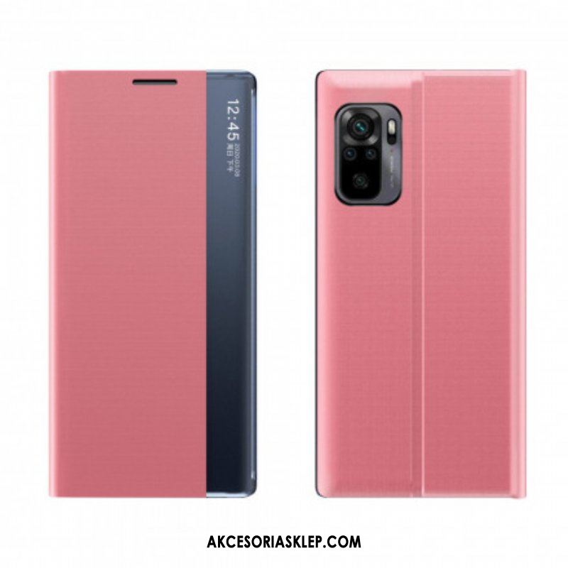 Etui Na Telefon do Xiaomi Redmi Note 10 / 10S Teksturowana Sztuczna Skóra