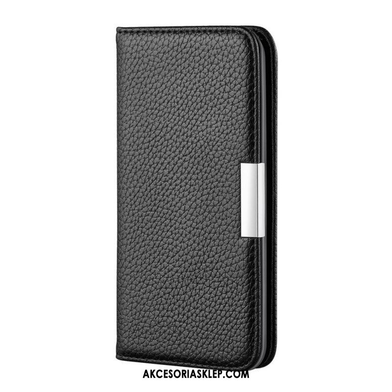 Etui Na Telefon do Xiaomi Redmi Note 10 Pro Etui Folio Liczi Ze Sztucznej Skóry Ultra Szykowny