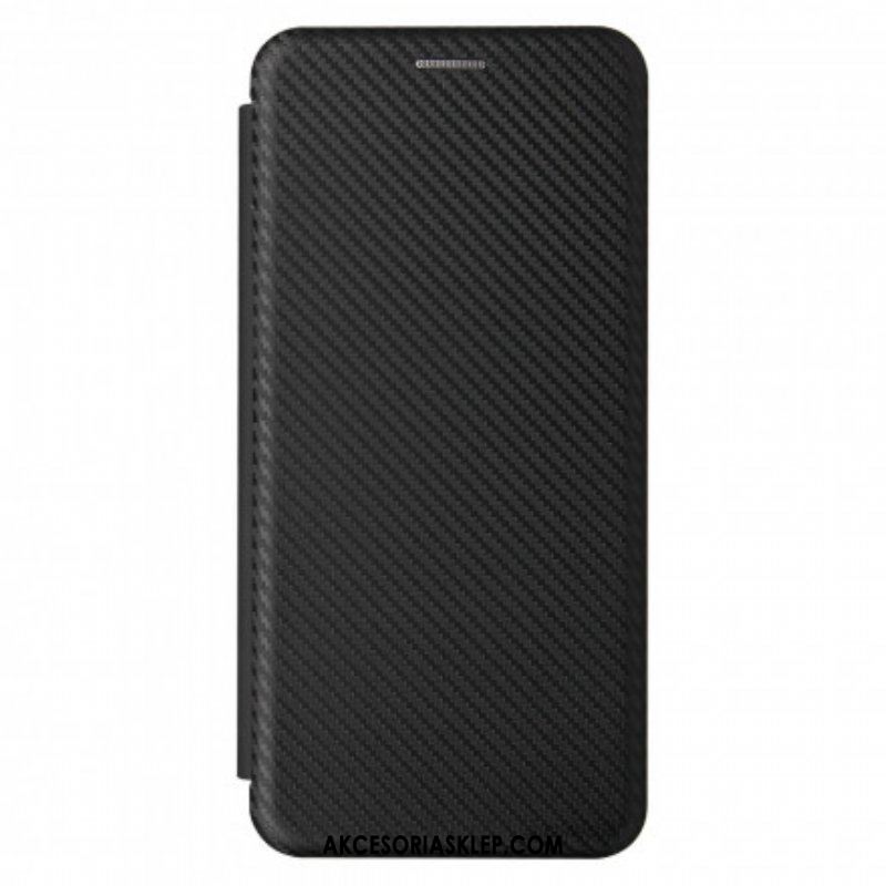 Etui Na Telefon do Xiaomi Redmi Note 10 Pro Etui Folio Włókno Węglowe Z Pierścieniem Podtrzymującym