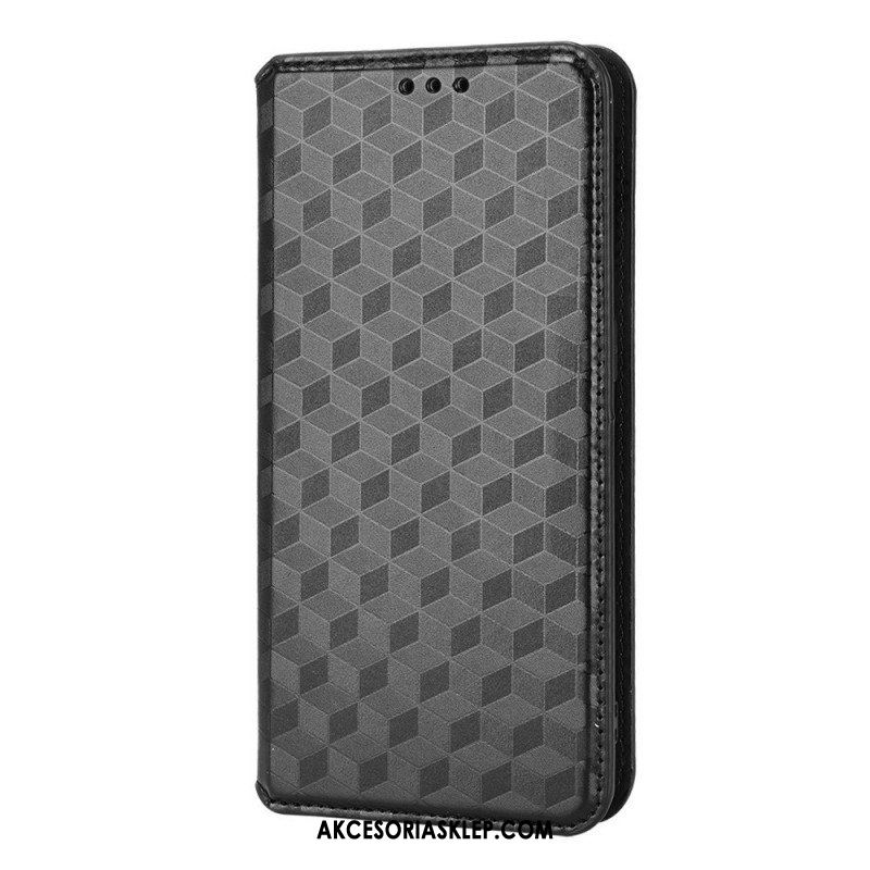 Etui Na Telefon do Xiaomi Redmi Note 11 / 11S Etui Folio Efekt Diamentowej Skóry 3d