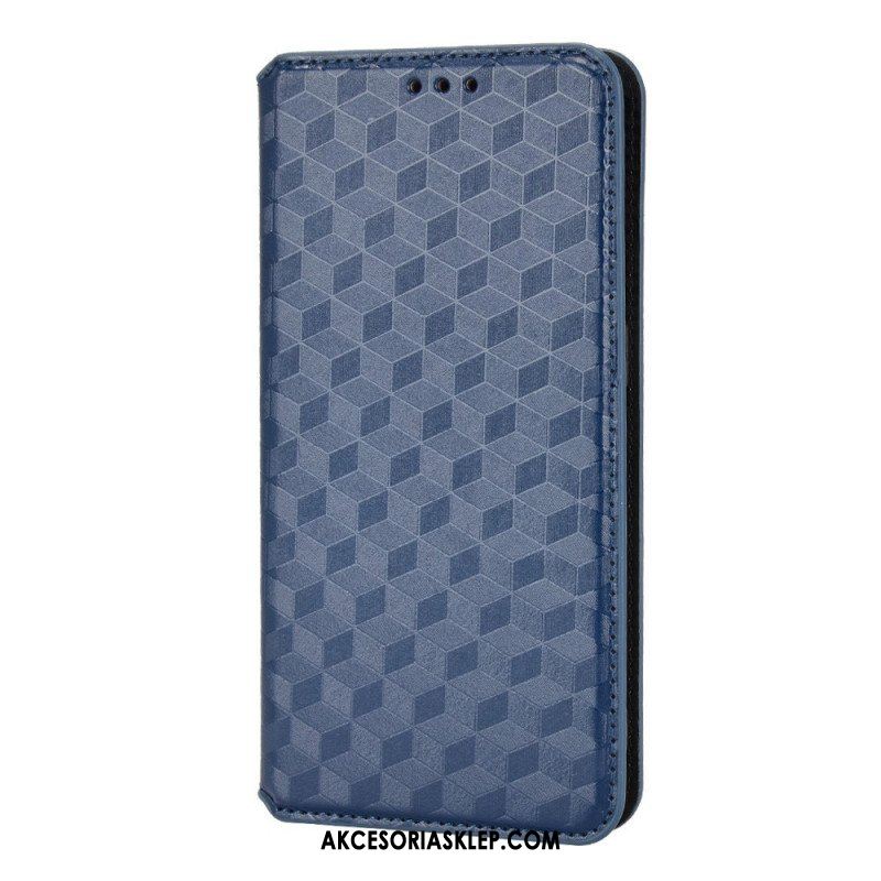 Etui Na Telefon do Xiaomi Redmi Note 11 / 11S Etui Folio Efekt Diamentowej Skóry 3d