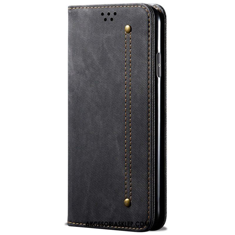 Etui Na Telefon do Xiaomi Redmi Note 11 / 11S Etui Folio Tkanina Dżinsowa