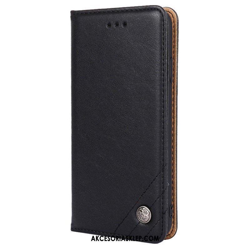 Etui Na Telefon do Xiaomi Redmi Note 11 Pro / 11 Pro 5G Etui Folio Stylowy Skórzany Nit