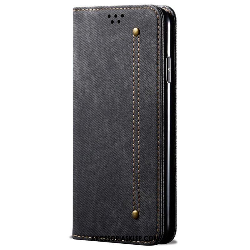 Etui Na Telefon do Xiaomi Redmi Note 11 Pro / 11 Pro 5G Etui Folio Tkanina Dżinsowa