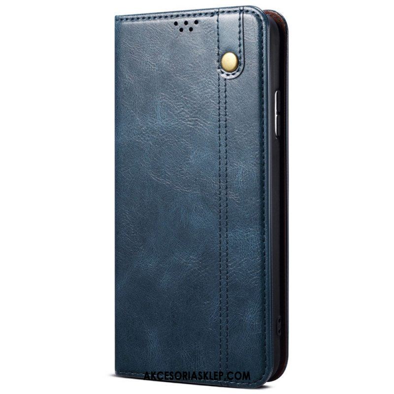 Etui Na Telefon do Xiaomi Redmi Note 11 Pro / 11 Pro 5G Etui Folio Woskowana Sztuczna Skóra