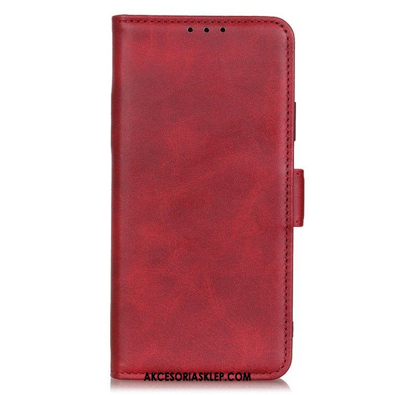 Etui Na Telefon do Xiaomi Redmi Note 12 4G Etui Folio Elegancka Dwoina Skórzana