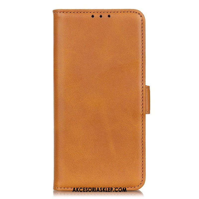 Etui Na Telefon do Xiaomi Redmi Note 12 4G Etui Folio Elegancka Dwoina Skórzana