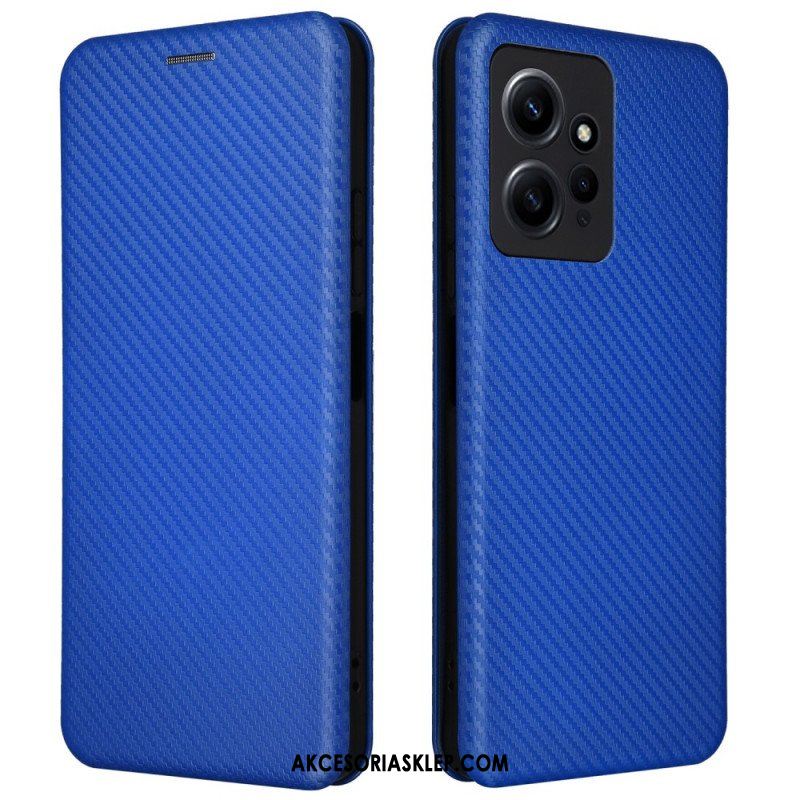 Etui Na Telefon do Xiaomi Redmi Note 12 4G Etui Folio Włókno Węglowe