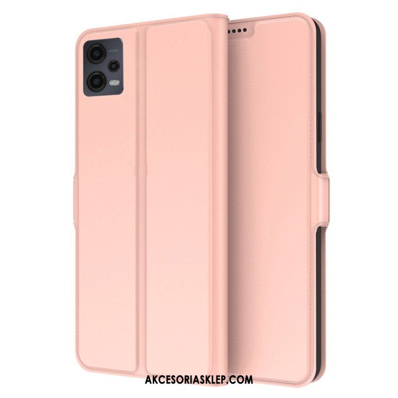 Etui Na Telefon do Xiaomi Redmi Note 12 5G Etui Folio Stylizacja Skóry