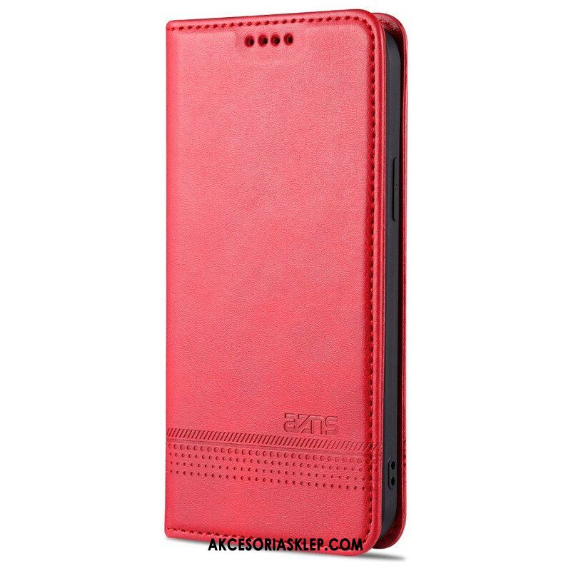 Etui Na Telefon do iPhone 13 Pro Etui Folio Stylizacja Skóry Azns