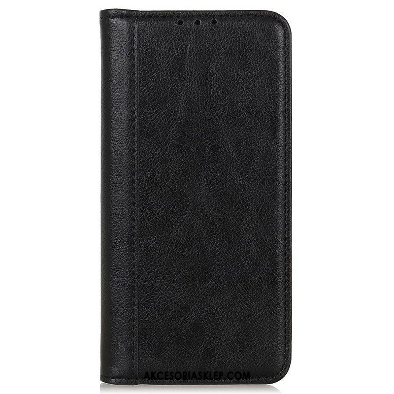 Etui Na Telefon do iPhone 13 Pro Max Etui Folio Kolorowa Wersja Skóry Dwoinowej