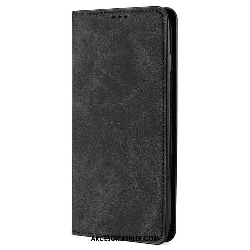 Etui Na Telefon do iPhone 14 Plus Etui Folio Elegancja Ze Sztucznej Skóry