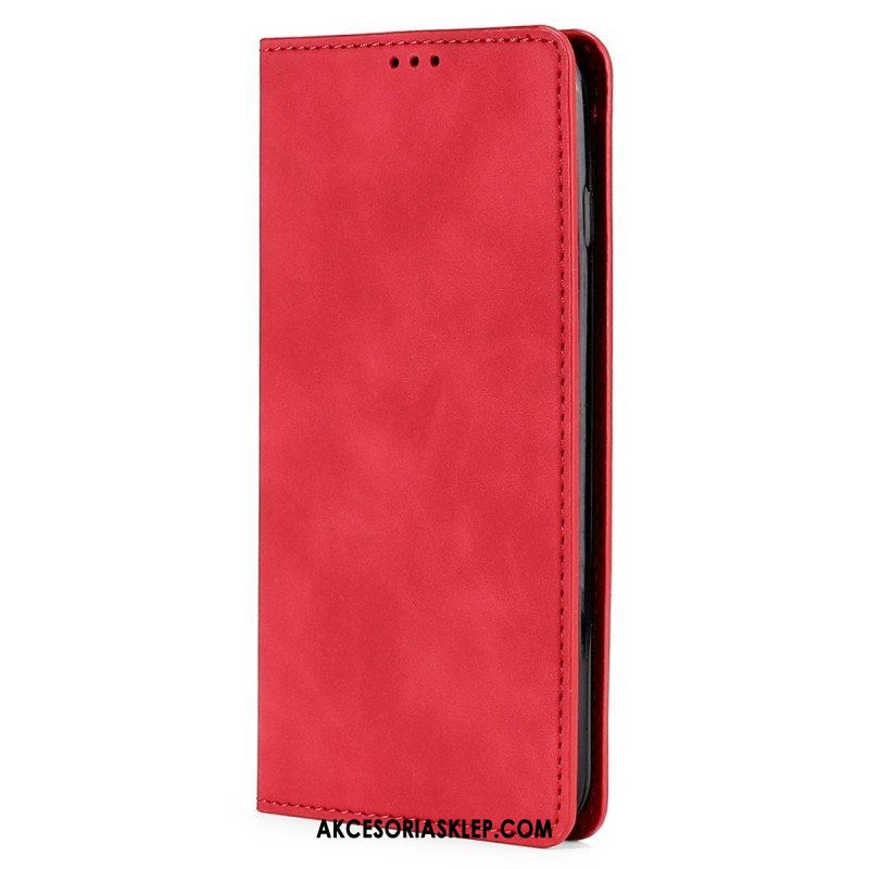 Etui Na Telefon do iPhone 14 Plus Etui Folio Elegancja Ze Sztucznej Skóry