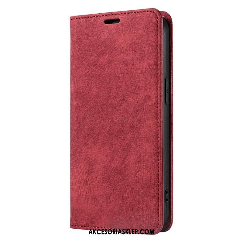 Etui Na Telefon do iPhone 14 Plus Etui Folio Kolorowa Sztuczna Skóra