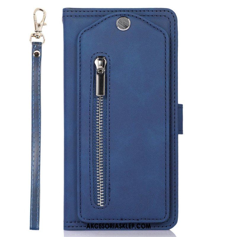 Etui Na Telefon do iPhone 14 Pro Max Etui Folio Lustrzana Kieszonka Z Przodu