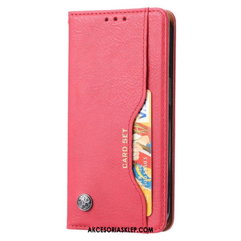 Etui Na Telefon do iPhone 15 Etui Folio Zestaw Kart