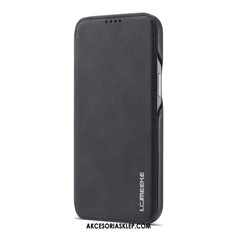 Etui Na Telefon do iPhone 15 Plus Etui Folio Imitacja Skóry Lc.imeeke