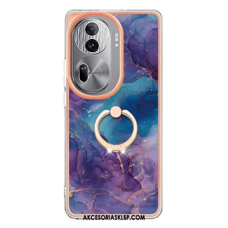 Etui Oppo Reno 11 Pro 5g Marmurowy Pierścień Podtrzymujący