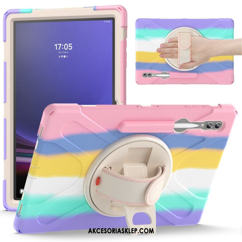 Etui Samsung Galaxy Tab S9 Ultra Potrójny Pasek Ochronny I Wsparcie