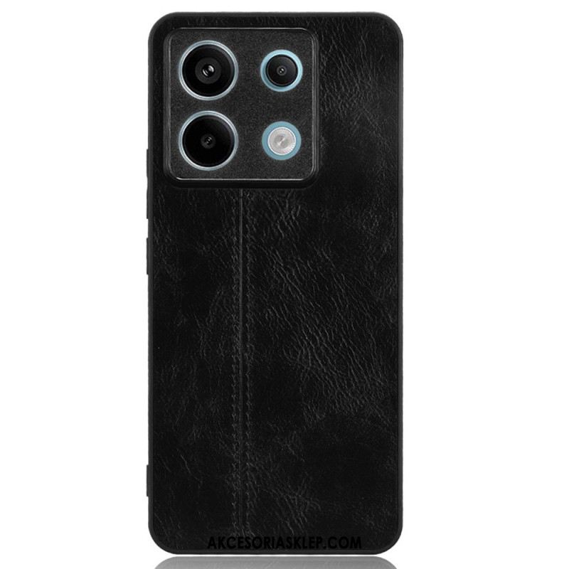 Etui Xiaomi Redmi Note 13 Pro 5g Przeszycia Ze Sztucznej Skóry Etui Ochronne