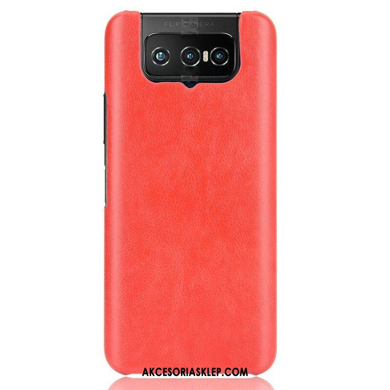 Etui do Asus Zenfone 7 / 7 Pro Efekt Skóry Liczi