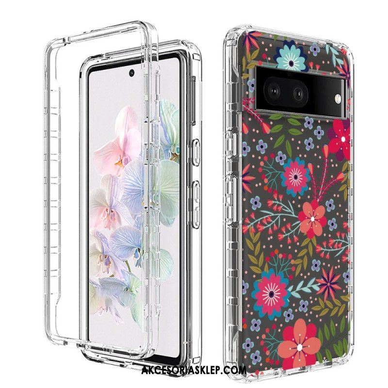 Etui do Google Pixel 7 Fantazyjne Kwiaty