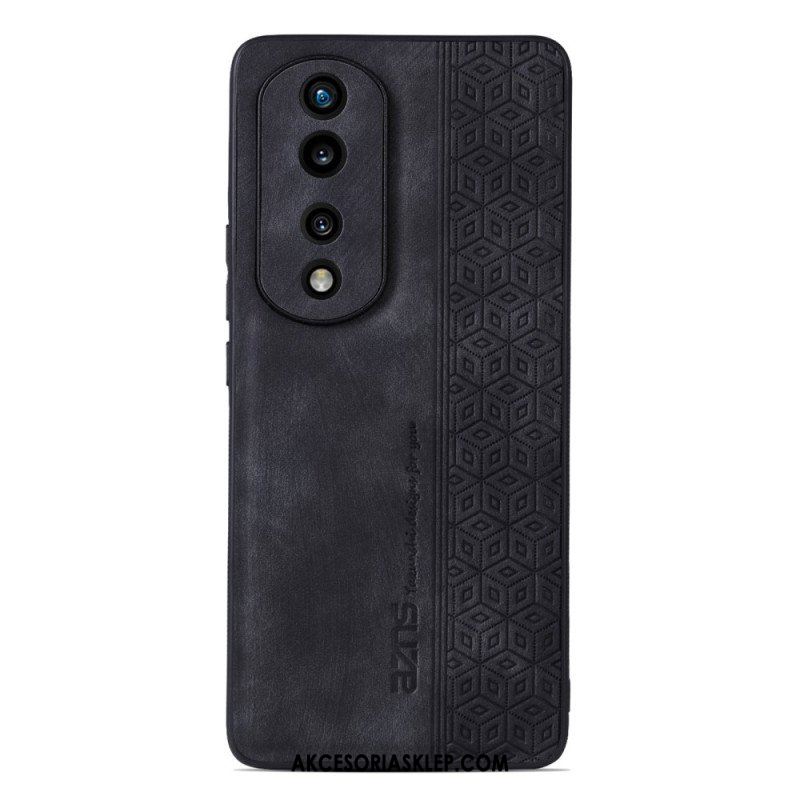 Etui do Honor 70 Efekt Skóry Azns