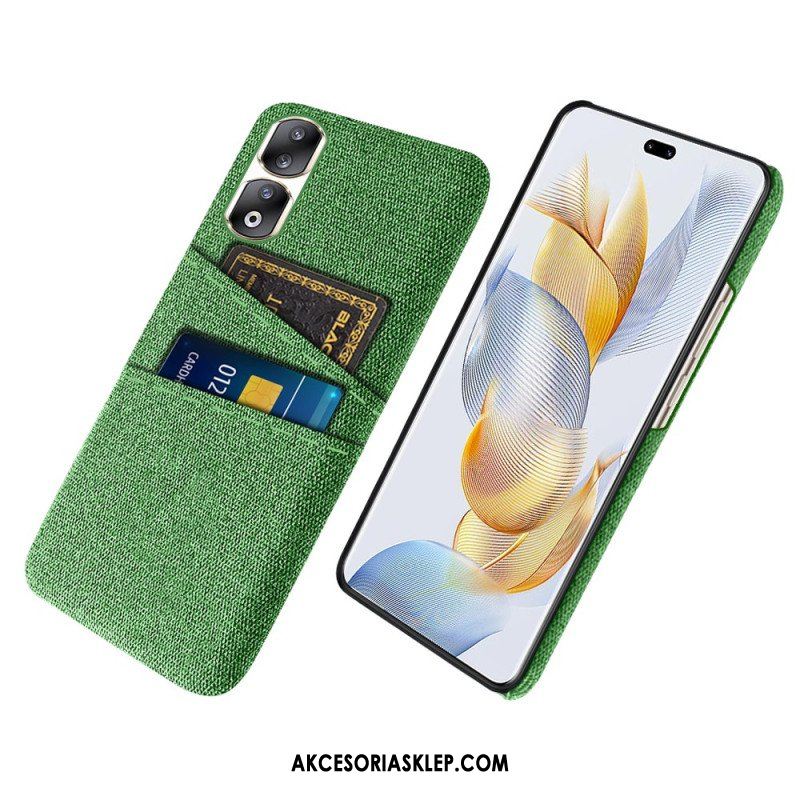 Etui do Honor 90 Pro Materiałowe Etui Na Karty