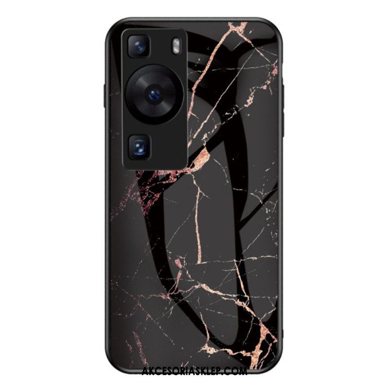 Etui do Huawei P60 Pro Marmurowe Szkło Hartowane