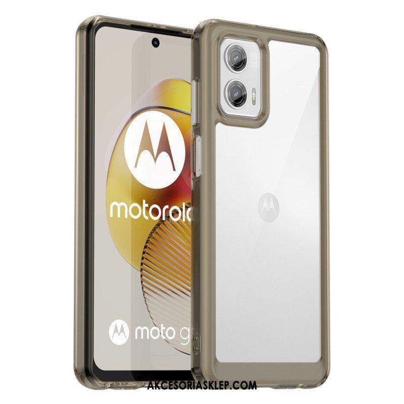 Etui do Moto G73 5G Przezroczysta Hybryda